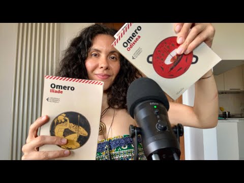 ASMR | Video chiacchiere e lettura ODISSEA più merendina insieme 🌱🍉🍓