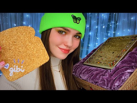 Unboxing gifts from Gibi ASMR | Secret Santa ♥️