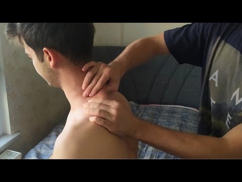 Incredibly Powerful Back, Neck and Shoulder Massage - ASMR Relaxing Experience