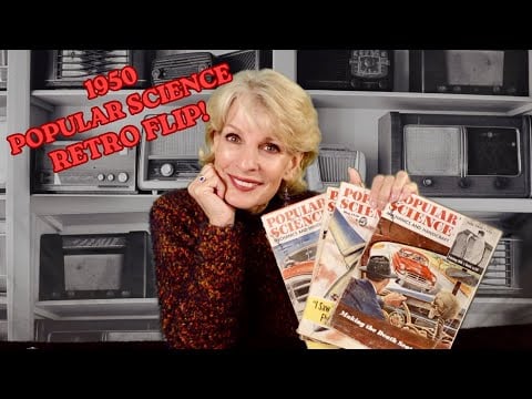 BLAST TO THE FUTURE FROM 1950 VIA 1950 POPULAR SCIENCE MAGS! #asmr