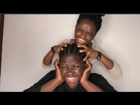 ASMR SCALP SCRATCHING,BRUSHING,FAKE FLAKES REMOVAL WITH SOFT WHISPERS FOR DEEP SLEEP 😴 