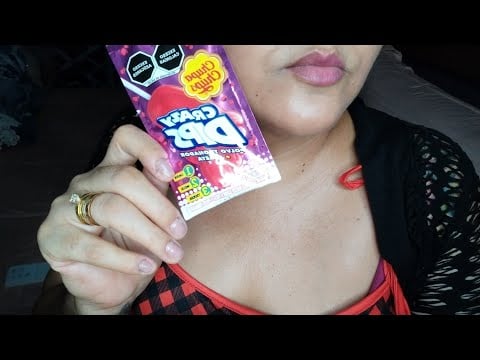 ASMR paleta /lollipop crazy dips o truena pops