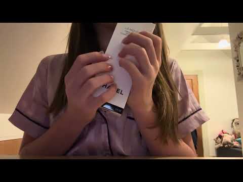 ASMR tapping on birthday things!