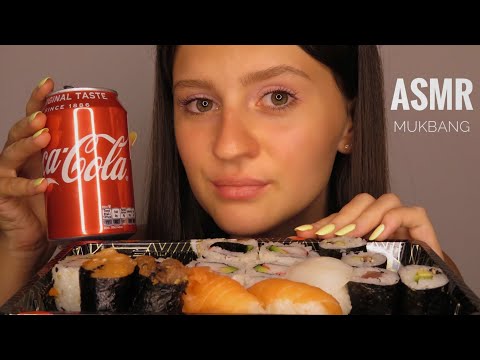 ASMR MUKBANG 🍣 СУШИ И РОЛЛЫ 🍙 Итинг || Eating Sounds 🤤 Sushi & Rolls 😍