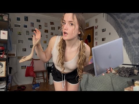 I’m basically Carrie Bradshaw (ASMR keyboard typing & soft spoken whisper reading + article writing)