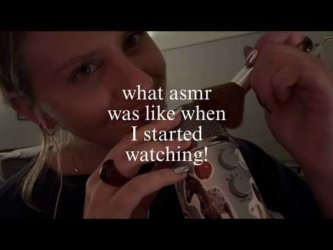 What ASMR was like when I started watching! (mic brushing, stipple trigger, trigger words, tapping)