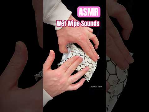 Satisfying Wet Wipe Sounds #asmr #relaxing #tissueboxasmr #stressrelief #fyp #foryou #shorts