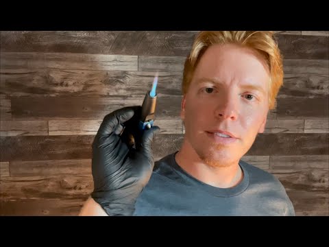 ASMR Skin Test - Sensitivity Exam - 2 Minute ASMR