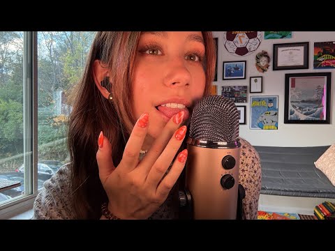 ASMR | Mouth Sounds (Tongue Swirling, Spit Painting, and Kisses)