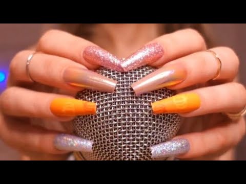 Best ASMR Triggers for Sleep & Deep Relaxation ❤️ Mic Scratching with Long Nails, Bubble Wrap & more