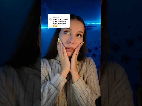 Next emoji challenge pleaaase 🙏 #asmr #emojichallenge #mouthsounds #kisses #asmrmassage