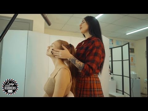 Soft Murmurs ASMR Massage by Barber Lady Helen for Girls