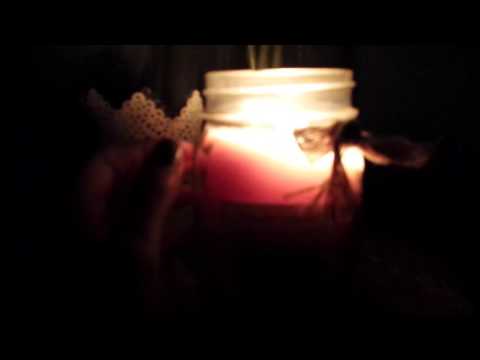 Ambers ASMR: *** Soft rain/ice + lighting candle💧