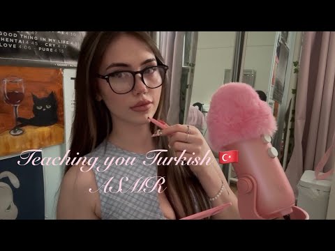 Teaching you Turkish 🇹🇷 ASMR ❀࿐