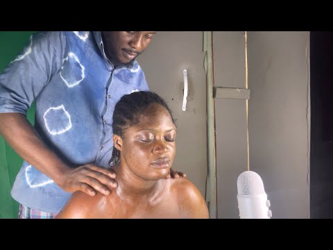 ASMR✨SATISFYING HAIR, HEAD AND HEAD MASSAGE ON WIFFY.