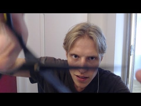 haircut ASMR, but he's obsessed with you (asking you out)