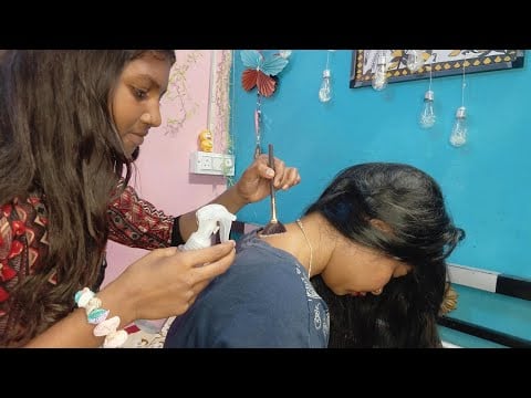Soft Personal Care ASMR ✨ Gentle Hair Checking, Combing, Brushing & A Relaxing care by baijanti 😴💤