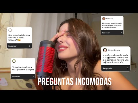 ASMR || Preguntas Incómodas de mis subscriptores🫨😵‍💫🤍 (muy bizarras)