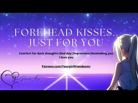 ASMR| Hugs and Forehead Kisses After a Bad Day [TW: Depression][Girlfriend Roleplay]