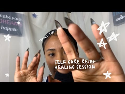 Self Care ASMR Chakra Healing | Reiki Master | Full Face April