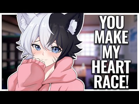 Shy Femboy Confesses To You During Study Session ASMR 📚