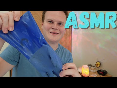 ASMR - Vinyl Glove Sounds - Hand Movements, Sticky Sounds