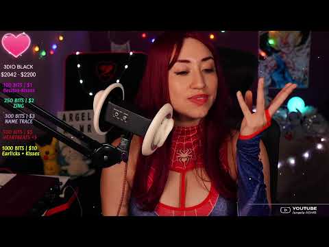 🕸️ ASMR CON LA MARY JANE 🕸️LIVE/ENVIVO 🕷️!zing !tip !cofres !earlicking