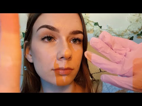 ASMR - Quick Face Exam / Scalp Check ✨️ Soft And Gentle Whispers (Sharp test + Light triggers)