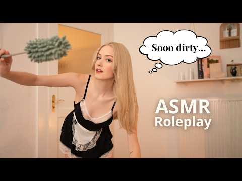 Flirty Maid Peeks Into Your Hotel Room 🤭 ASMR Roleplay