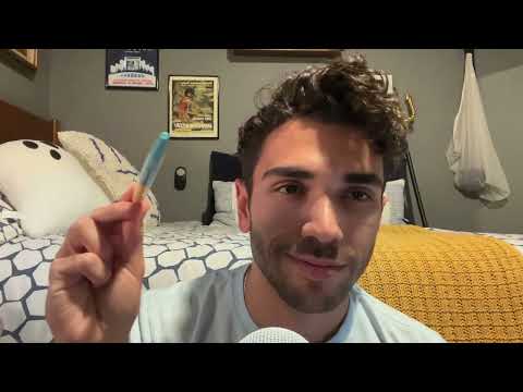 ASMR Tapping on Blue Things 3 (Show and Tell)