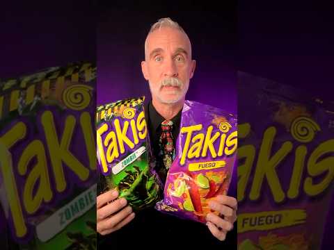 Rich Guy tries Takis chips: Fuego and Zombie flavors