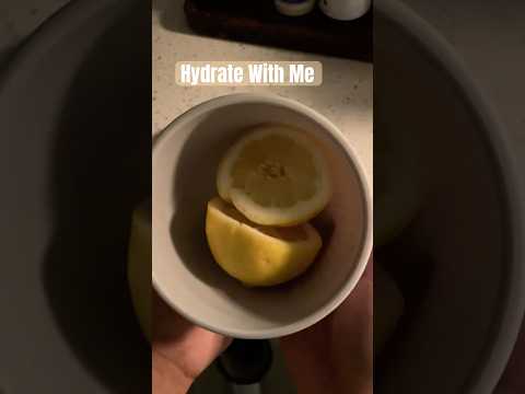 how to HYDRATE 🍋 #cozy #hydration #hack