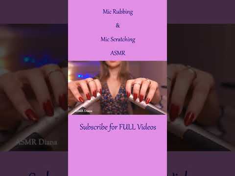 ASMR Mic Scratching & Mic Rubbing ❤️ Relaxing Sounds #shorts
