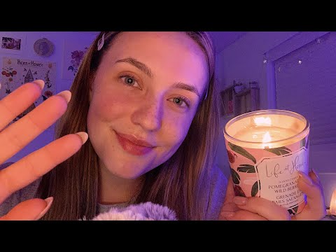 ASMR Friend Helps You Fall Asleep💜Roleplay