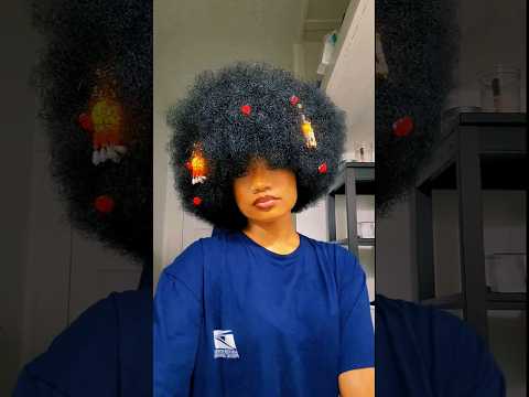 black girl afro hairstyle 😍