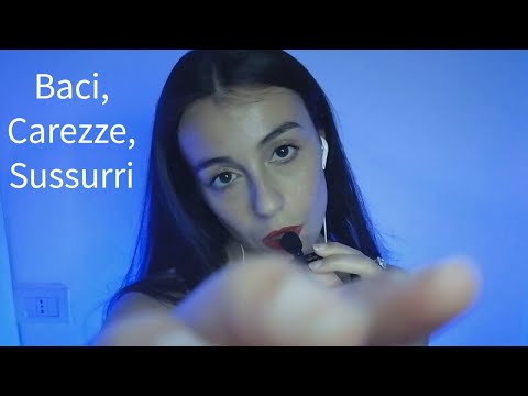 CAREZZE BACI e TONGUE CLICK PER TRANQUILLIZZARTI E FARTI ADDORMENTARE/ASMR ITA