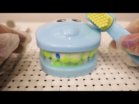 ASMR - DENTISTA - LIMPEZA NOS DENTES!