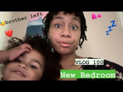 Vlog #100 - Moving Jaz into Her New Room