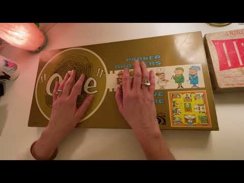Sorting Through Vintage Board Games ~ ASMR Whisper