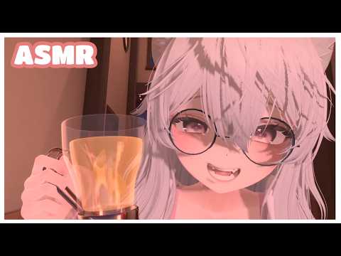 【ASMR Vrchat】Catgirl Offers you Christmas Drinks! ♥ Personal Attention ♥ Tapping ♥ Soft talking