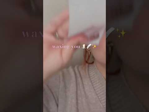 ASMR full body waxing 🩹✨ #asmr #shorts