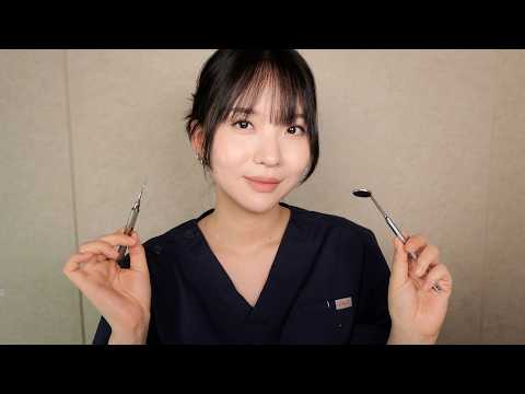 치과 ASMR | 스케일링 & 사랑니 발치 🦷 (후시녹음)