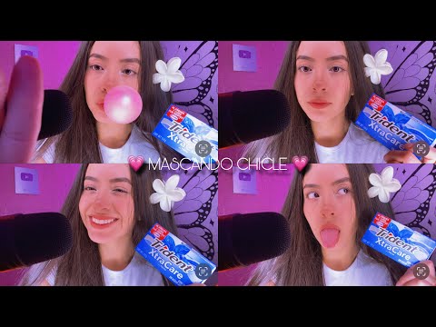 Mascando chicle 💗🍬 | M0UTH sounds | Andrea ASMR 🦋