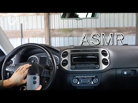 ASMR IN THE CAR again (Tapping, Scratching, pushing buttons) | no talking