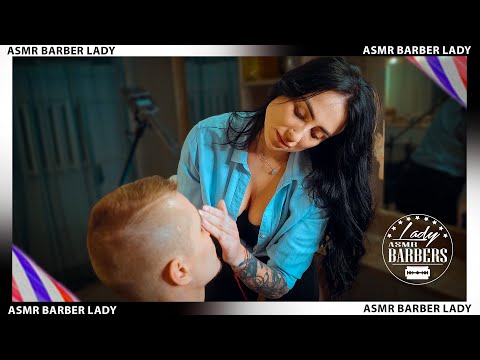 💈 ASMR Face Massage by Barber Lady Helen