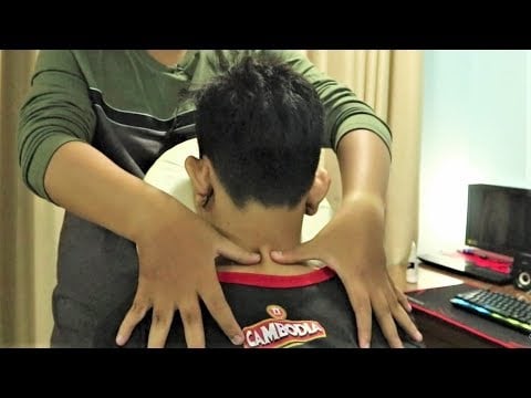 ASMR Soothing Back and Head Massage - Relaxing Massage for Sleep