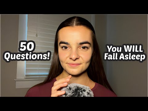 ASMR Asking You 50 Questions to Calm Your Mind