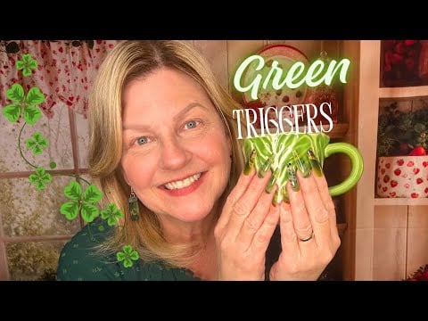 ASMR | Green Triggers ☘️🥰💕