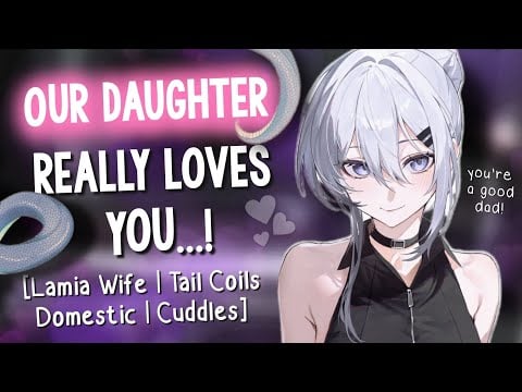 Kisses & Cuddles by your Lamia Wife after your daughter falls asleep...~[Tail Coils | Snek Audio RP]