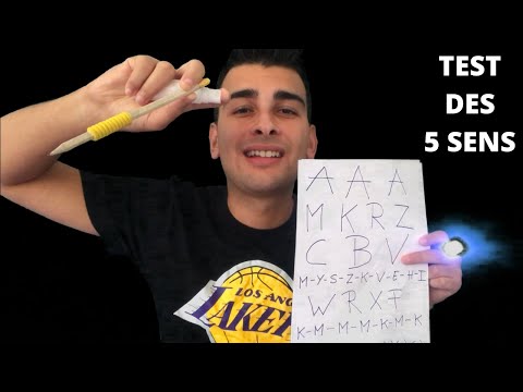 ASMR Roleplay Test des 5 Sens 🌟
